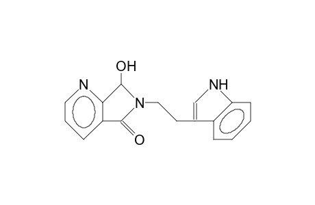 5H-Pyrrolo[3,4-b]pyridin-5-one, 6,7-dihydro-7-hydroxy-6-[2-(1H-indol-3-yl)ethyl]-