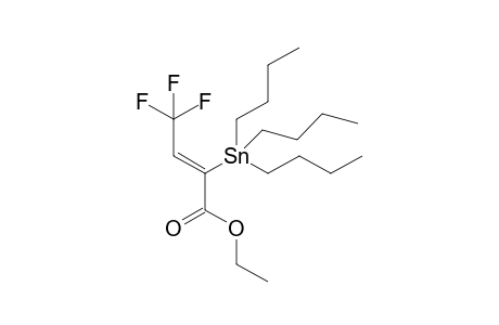 (Z)-Ethyl 4,4,4-trifluoro-2-tributylstannyl-but-2-enoate