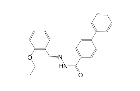 N'-[(E)-(2-ethoxyphenyl)methylidene][1,1'-biphenyl]-4-carbohydrazide