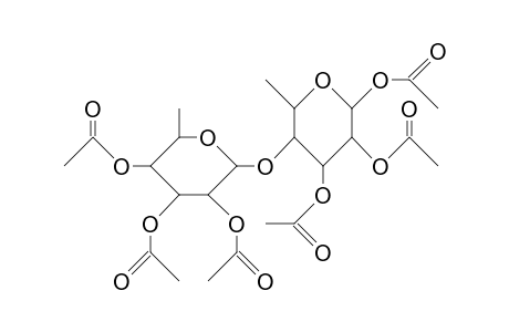 1,2,3-Tri-O-acetyl-4-O-(2,3,4-tri-O-acetyl-A-L-rhamnopyranosyl)-A-L-rhamnopyranoside
