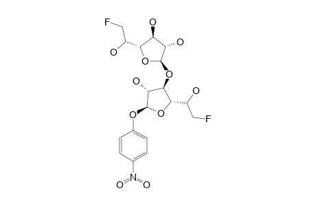 PARA-NITROPHENYL-6-DEOXY-6-FLUORO-BETA-D-GALACTOFURANOSYL-(1->3)-6-DEOXY-6-FLUORO-BETA-D-GALACTOFURANOSIDE