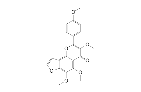 3,4',5,6-TETRAMETHOXY-[2'',3'':7,8]-FURANO-FLAVONE