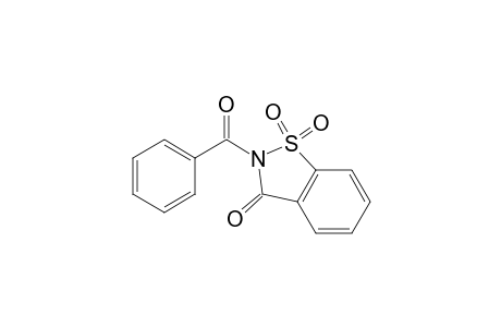 1,1-bis(oxidanylidene)-2-(phenylcarbonyl)-1,2-benzothiazol-3-one