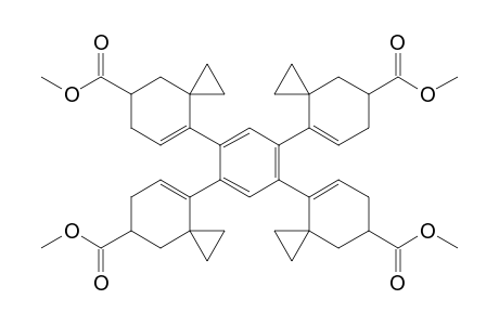 1,2,4,5-Tetrakis(5'-methoxycarbonylspiro[2.5]oct-7'-en-8'-yl)benzene