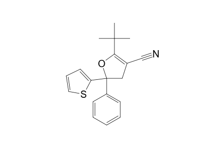 2-TERT.-BUTYL-5-PHENYL-5-(2-THIENYL)-4,5-DIHYDROFURAN-3-CARBONITRILE