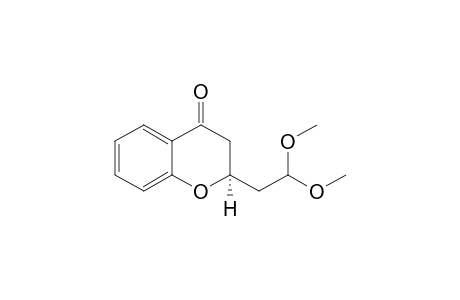 2-(2,2-Dimethoxyethyl)-2,3-dihydro-4H-1-benzopyran-4-one