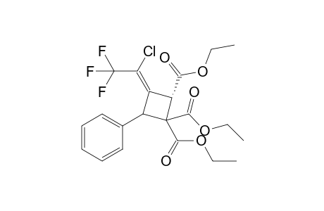 4-(1-Chloro-2,2,2-trifluoroethylidene)-3-phenylcyclobutane-1,1,2-tricarboxylate