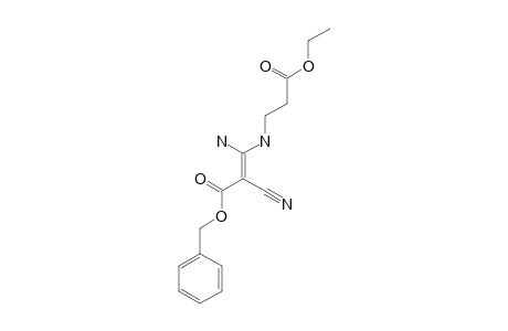 BENZYL-3-AMINO-2-CYANO-3-[[2-(ETHOXYCARBONYL)-ETHYL]-AMINO]-PROP-2-ENOATE