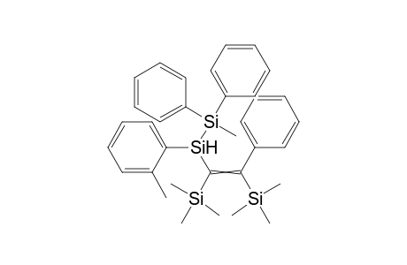 (e)-1-(2-methyl-2,2-diphenyl-1-(o-tolyl)disilanyl)-2-phenyl-1,2-bis(trimethylsilyl)ethene