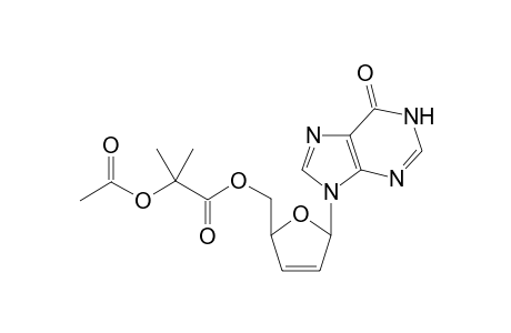 9-[5-O-(2-Acetoxyisobutyryl)-2,3-dideoxy]inosine