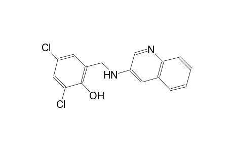 2,4-dichloro-6-[(3-quinolinylamino)methyl]phenol