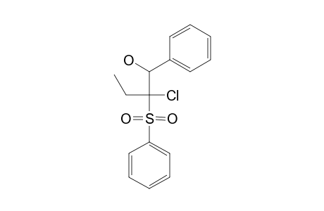 THREO-2-CHLORO-2-PHENYLSULFONYL-1-PHENYLBUTANOL