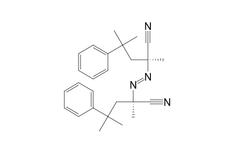 Benzenebutanenitrile, .alpha.,.alpha.'-azobis[.alpha.,.gamma.,.gamma.-trimethyl-, [R*,S*-(E)]-