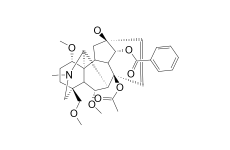 8-Acetoxy-demethoxy-isopyrodelphinine