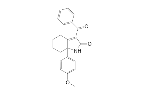 3-Benzoyl-7a-(4-methoxyphenyl)-1,4,5,6,7,7a-hexahydro-2H-indol-2-one