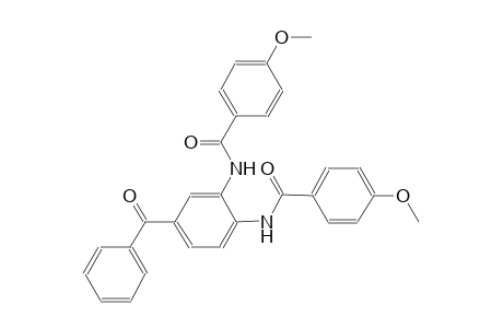 N-{5-benzoyl-2-[(4-methoxybenzoyl)amino]phenyl}-4-methoxybenzamide