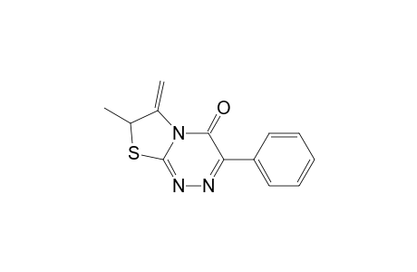 4H-Thiazolo[2,3-c][1,2,4]triazin-4-one, 6,7-dihydro-7-methyl-6-methylene-3-phenyl-