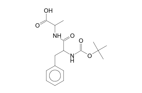N-(2-[(tert-Butoxycarbonyl)amino]-3-phenylpropanoyl)alanine