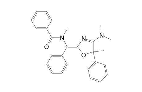 Benzamide, N-[[4-(dimethylamino)-5-methyl-5-phenyl-2(5H)-oxazolylidene]phenylmethyl]-N-methyl-, (E)-