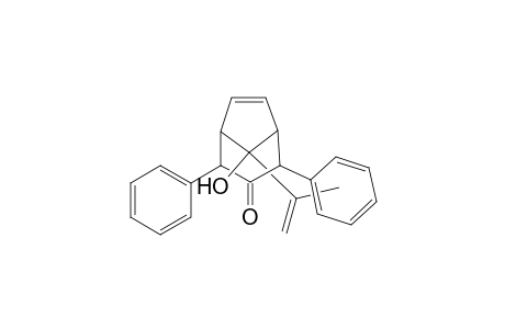 Bicyclo[3.2.1]oct-6-en-3-one, 8-hydroxy-8-(1-methylethenyl)-2,4-diphenyl-, (endo,endo,anti)-