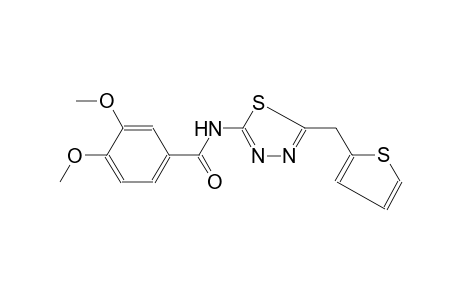 benzamide, 3,4-dimethoxy-N-[5-(2-thienylmethyl)-1,3,4-thiadiazol-2-yl]-