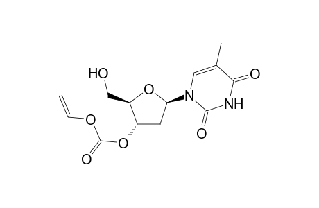 Carbonic acid (2R,3S,5R)-2-hydroxymethyl-5-(5-methyl-2,4-dioxo-3,4-dihydro-2H-pyrimidin-1-yl)-tetrahydro-furan-3-yl ester vinyl ester