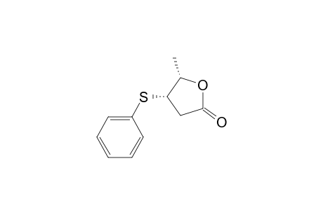 2(3H)-Furanone, dihydro-5-methyl-4-(phenylthio)-, trans-