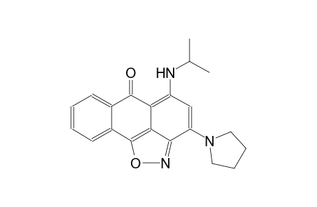 6H-anthra[1,9-cd]isoxazol-6-one, 5-[(1-methylethyl)amino]-3-(1-pyrrolidinyl)-