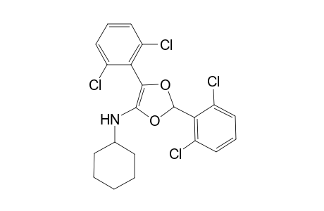 N-Cyclohexyl-2,5-bis(2,6-dichlorophenyl)-1,3-dioxol-4-amine