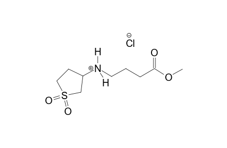 3-thiophenaminium, tetrahydro-N-(4-methoxy-4-oxobutyl)-, chloride, 1,1-dioxide