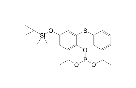 [4-(tert-Butyldimethylsilyloxy)-2-phenylsulfanylphenoxy]diethoxyphosphane