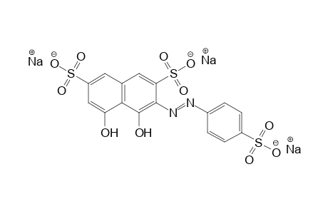 4,5-Dihydroxy-3-[(p-sulfophenyl)azo]-2,7-naphthalenedisulfonic acid, trisodium salt