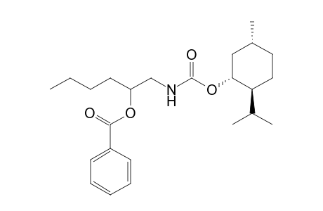 (1R,2S,5R)-5-Methyl-2-(1-methylethyl)cyclohexyl 2-(Benzoyloxy)hexylcarbamate