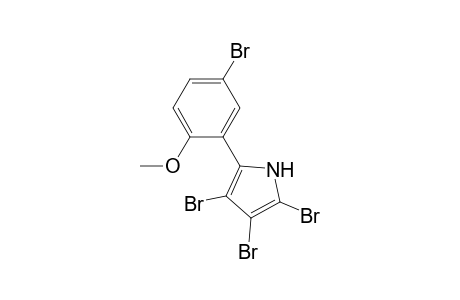1H-Pyrrole, 2,3,4-tribromo-5-(5-bromo-2-methoxyphenyl)-