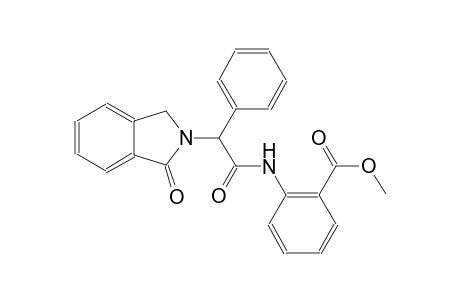 benzoic acid, 2-[[(1,3-dihydro-1-oxo-2H-isoindol-2-yl)phenylacetyl]amino]-, methyl ester