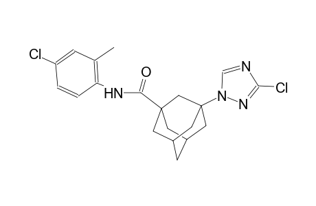 N-(4-chloro-2-methylphenyl)-3-(3-chloro-1H-1,2,4-triazol-1-yl)-1-adamantanecarboxamide