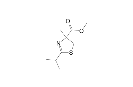 (+/-)-METHYL-2-ISOPROPYL-4-METHYL-4,5-DIHYDROTHIAZOLE-4-CARBOXYLATE