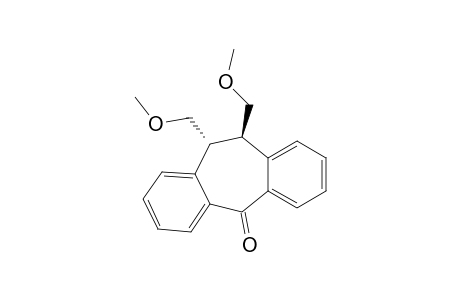 5H-Dibenzo[a,d]cyclohepten-5-one, 10,11-dihydro-10,11-bis(methoxymethyl)-, (10R-trans)-