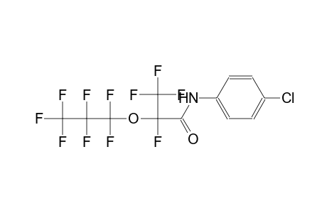 propanamide, N-(4-chlorophenyl)-2,3,3,3-tetrafluoro-2-(1,1,2,2,3,3,3-heptafluoropropoxy)-