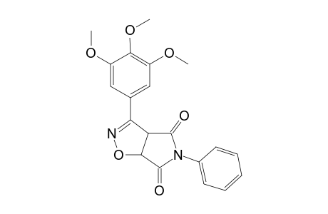 3-(3',4',5'-Trimethoxyphenyl)-5-(N-phenyl)-4,6-dioxopyrrolo[3,4-d]-7,8-dihydroisoxazole