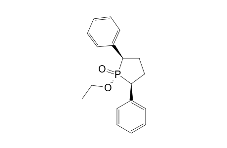 (meso)-(trans)-1-Ethoxy-(cis)-2,5-diphenyl-1-.lambda.(5)-phospholan-1-one