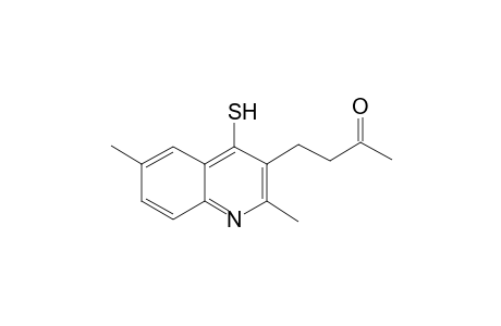 4-(2,6-Dimethyl-4-sulfanyl-3-quinolinyl)-2-butanone