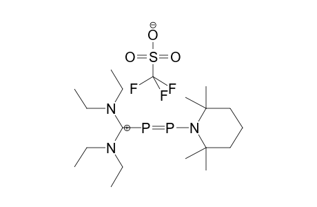 P1-BIS(DIETHYLAMINO)METHYL-P2-(2,2,6,6-TETRAMETHYLPIPERIDINO)DIPHOSPHENIUM TRIFLATE