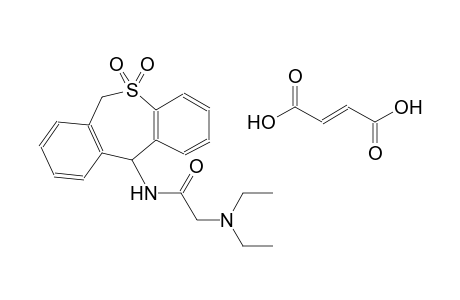 (2E)-2-butenedioic acid compound with 2-(diethylamino)-N-(5,5-dioxido-6,11-dihydrodibenzo[b,e]thiepin-11-yl)acetamide (1:1)