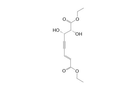 (6S,7R,E)-diethyl 6,7-dihydroxyoct-2-en-4-ynedioate