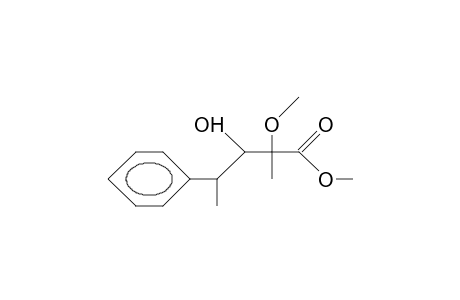 (2Sr, 3RS,4RS)-3-hydroxy-2-methoxy-2-methyl-4-phenyl-pentanoic acid, methyl ester