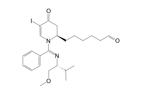 6-[(2R)-5-IODO-1-[(E)-[[(1S)-1-(METHOXYMETHYL)-2-METHYLPROPYL]-IMINO]-(PHENYL)-METHYL]-4-OXO-1,2,3,4-TETRAHYDROPYRIDIN-2-YL]-HEXANAL