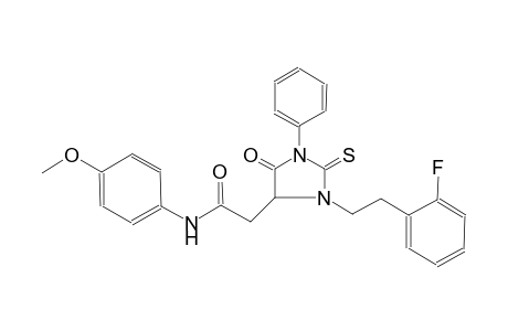 4-imidazolidineacetamide, 3-[2-(2-fluorophenyl)ethyl]-N-(4-methoxyphenyl)-5-oxo-1-phenyl-2-thioxo-
