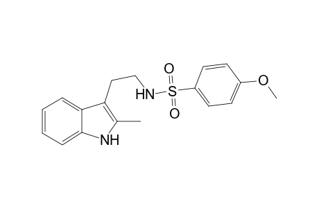 4-Methoxy-N-[2-(2-methyl-1H-indol-3-yl)-ethyl]-benzenesulfonamide