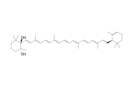 .beta.,.epsilon.-Carotene, 5,6-dihydro-5,6-dihydroxy-, (5R,6R,6'R)-